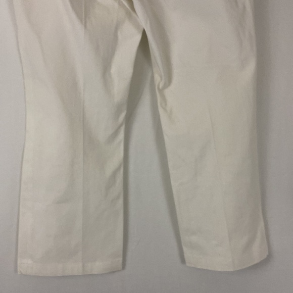 Lauren Ralph Lauren Adelle White Pants Size 16 - Picture 6 of 8